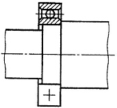 Изображение подшипника в разрезе или сечении
