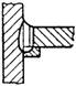 Тавровое соединение без скоса кромок на остающейся подкладке
